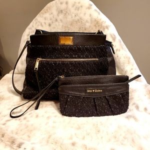 Juicy Couture handbag and wrislet